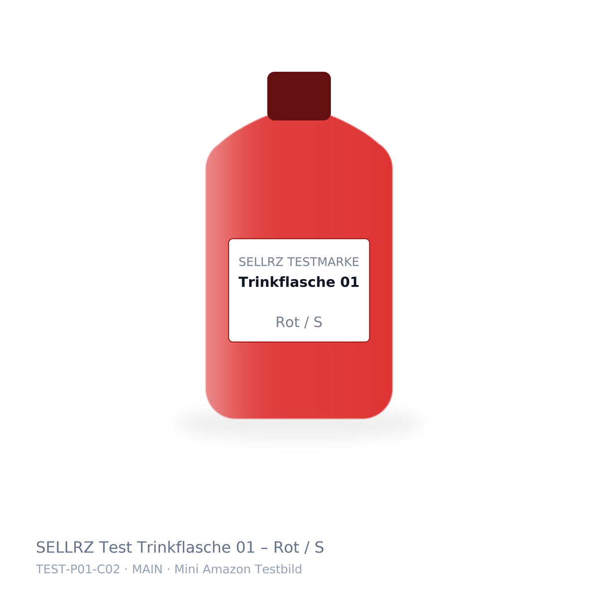 SELLRZ Test Trinkflasche 01 – Rot / S