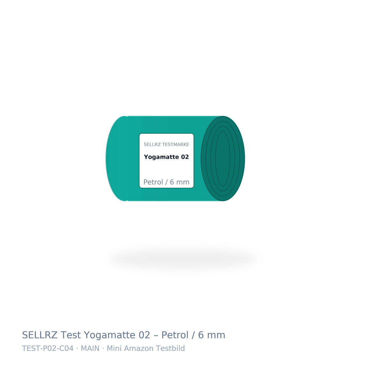 SELLRZ Test Yogamatte 02 – Petrol / 6 mm
