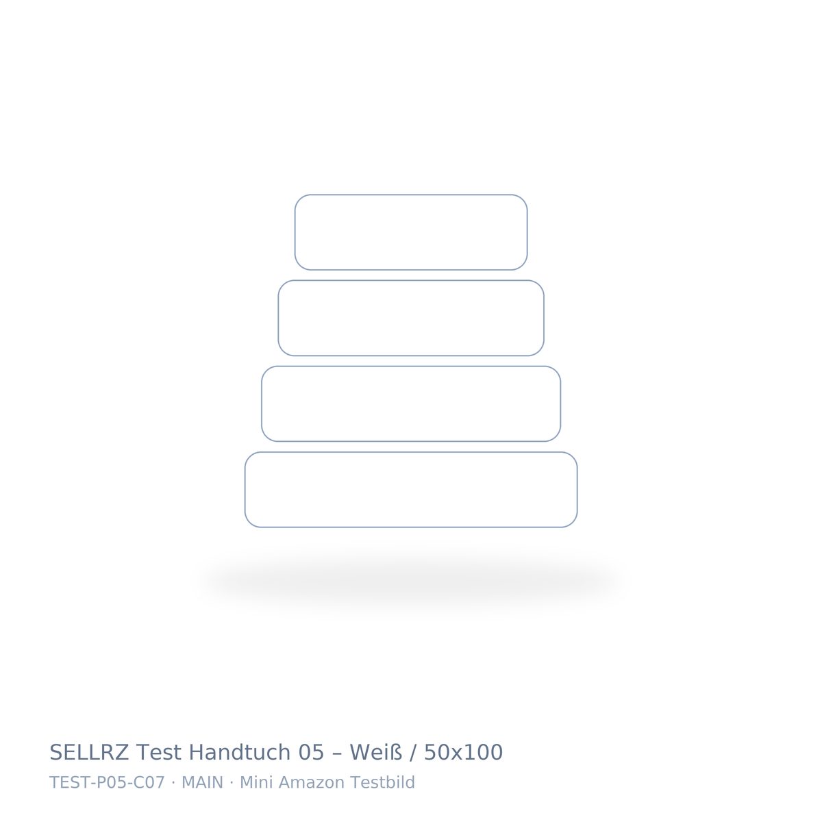 SELLRZ Test Handtuch 05 – Weiß / 50x100