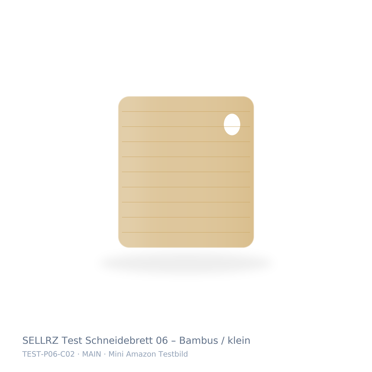 SELLRZ Test Schneidebrett 06 – Bambus / klein
