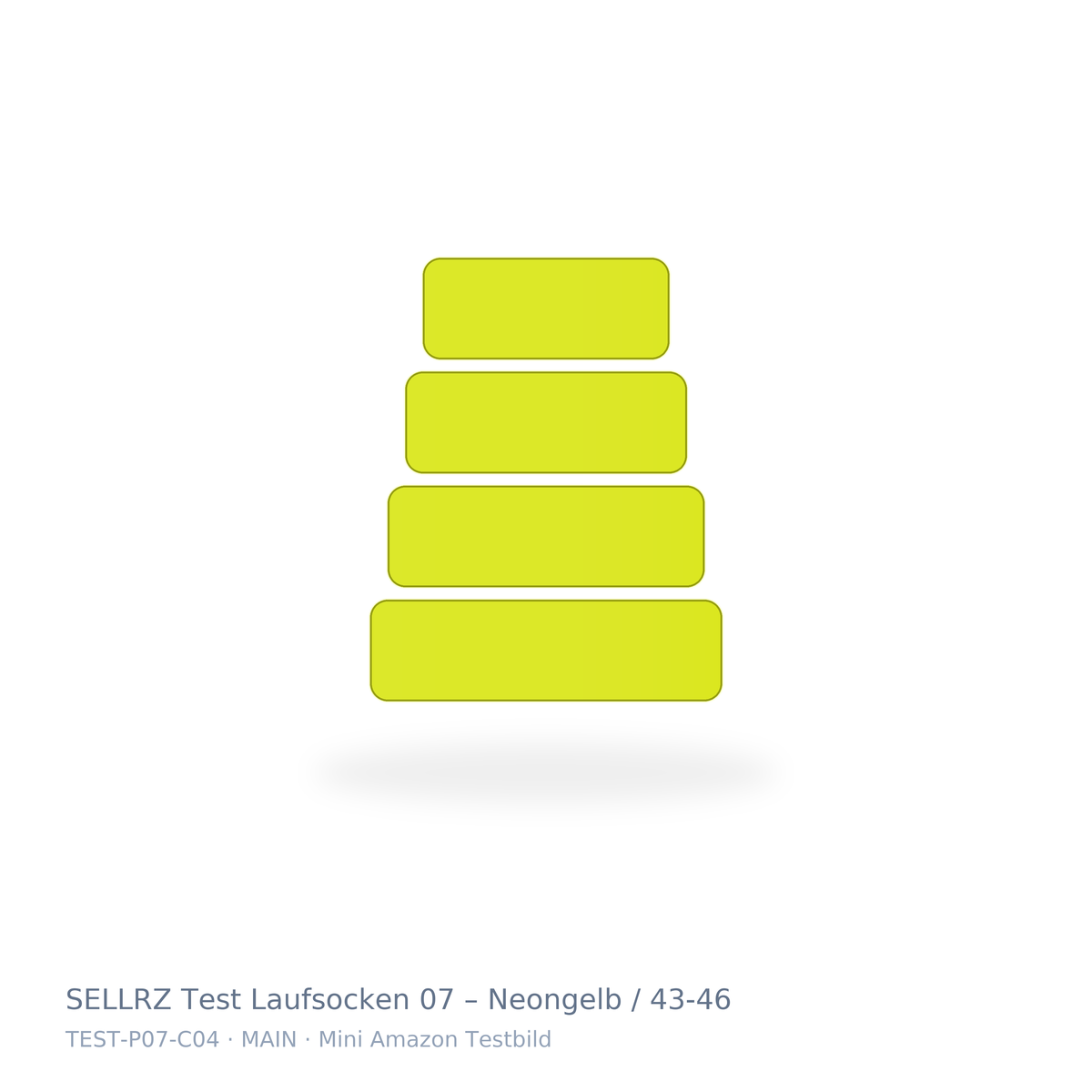 SELLRZ Test Laufsocken 07 – Neongelb / 43-46