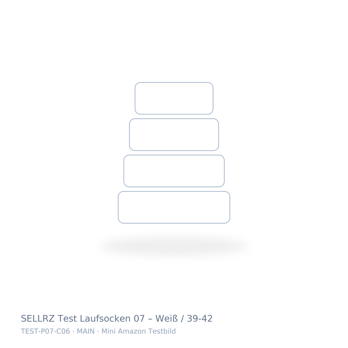 SELLRZ Test Laufsocken 07 – Weiß / 39-42