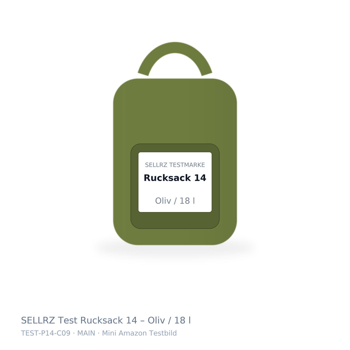 SELLRZ Test Rucksack 14 – Oliv / 18 l