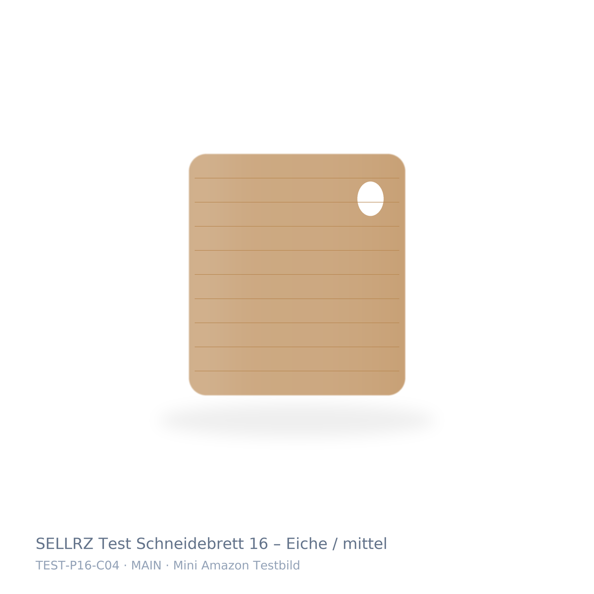 SELLRZ Test Schneidebrett 16 – Eiche / mittel