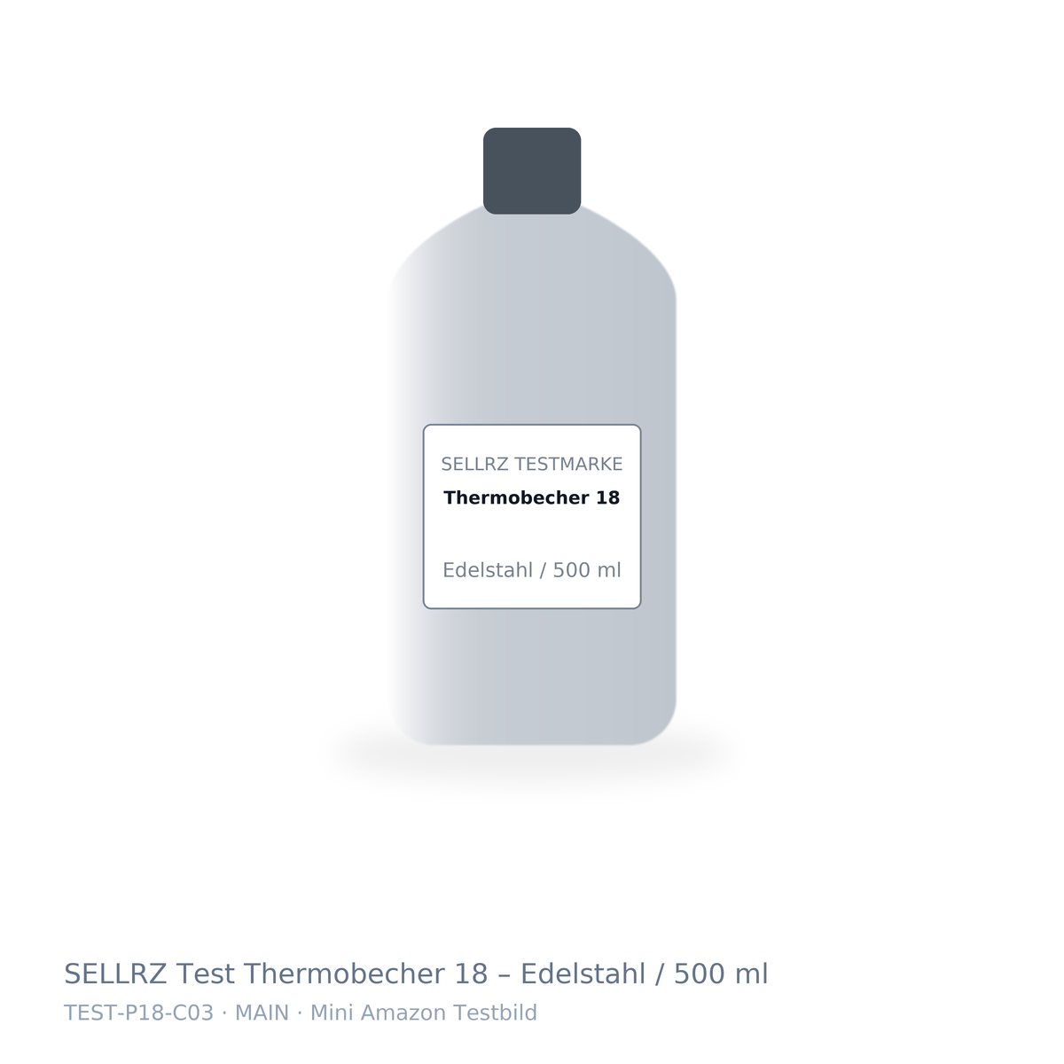 SELLRZ Test Thermobecher 18 – Edelstahl / 500 ml