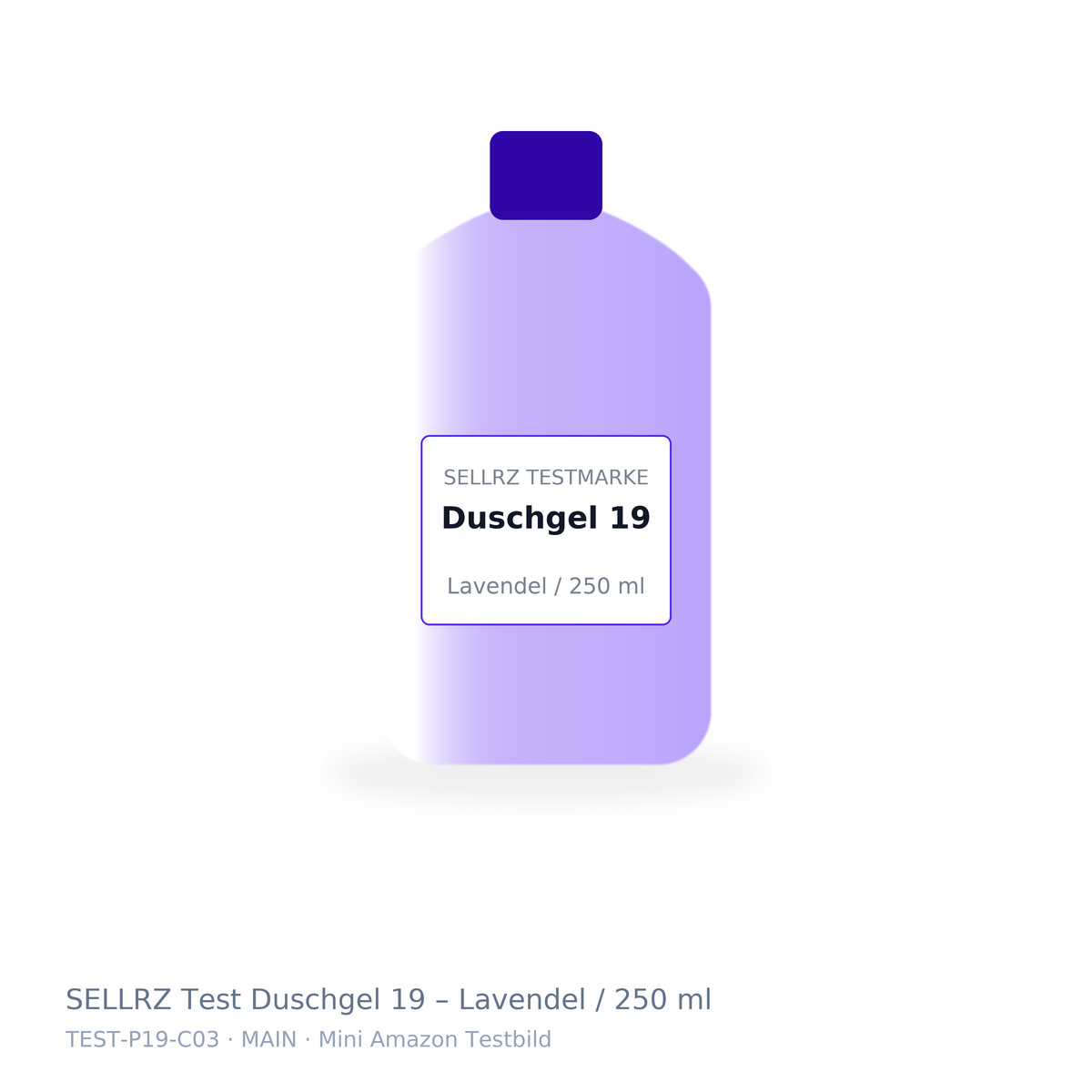 SELLRZ Test Duschgel 19 – Lavendel / 250 ml
