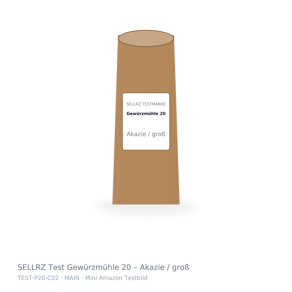 SELLRZ Test Gewürzmühle 20 – Akazie / groß