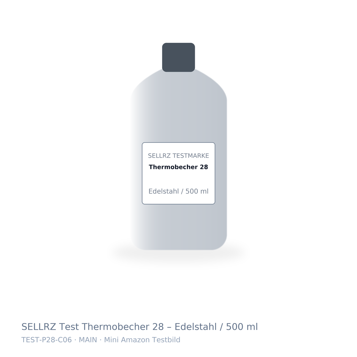 SELLRZ Test Thermobecher 28 – Edelstahl / 500 ml