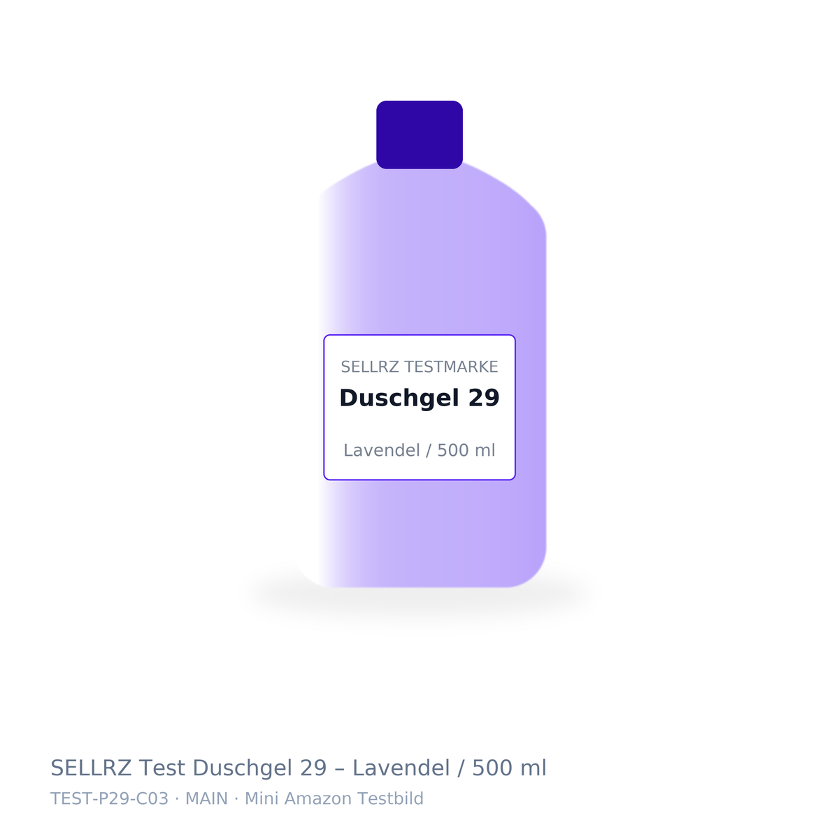 SELLRZ Test Duschgel 29 – Lavendel / 500 ml